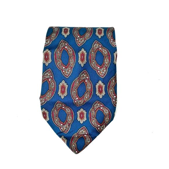 Vintage Pierre Balmain Silk Tie - Paisley Print – Classic Gift, Unisex Accessory - Picture 7 of 12